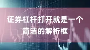 证券杠杆打开就是一个简洁的解析框